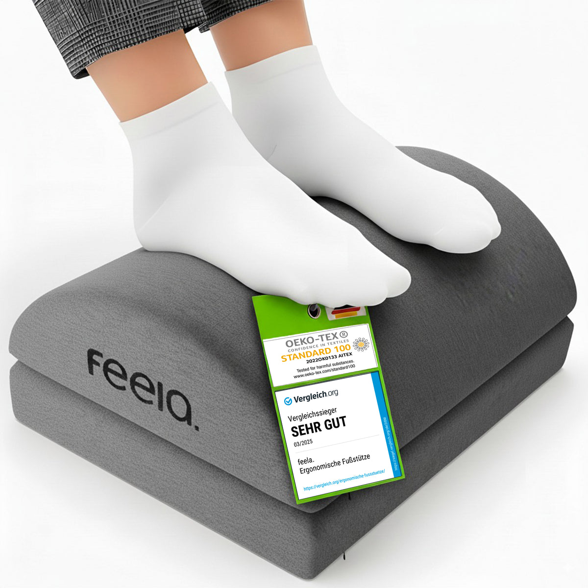 Fußstütze höhenverstellbar mit Neigungsfunktion – individuell anpassbar