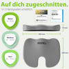 feela. Sitzkissen – Vergleich der 3 Härtegrade (weich, mittel, fest)