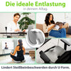 Orthopädisches Sitzkissen feela.® auf Bürostuhl – ergonomisches Sitzen