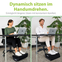 Ergonomische Fußstütze feela.® (Schwarz)
