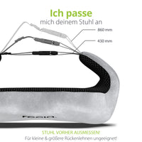 Ergonomisches Rückenkissen feela.® (Silber)