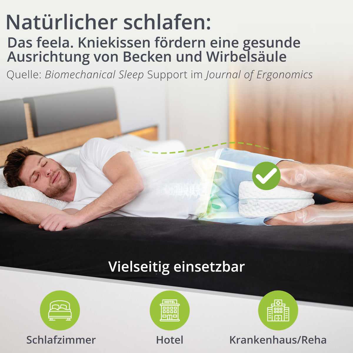Ergonomisches Kniekissen feela.®