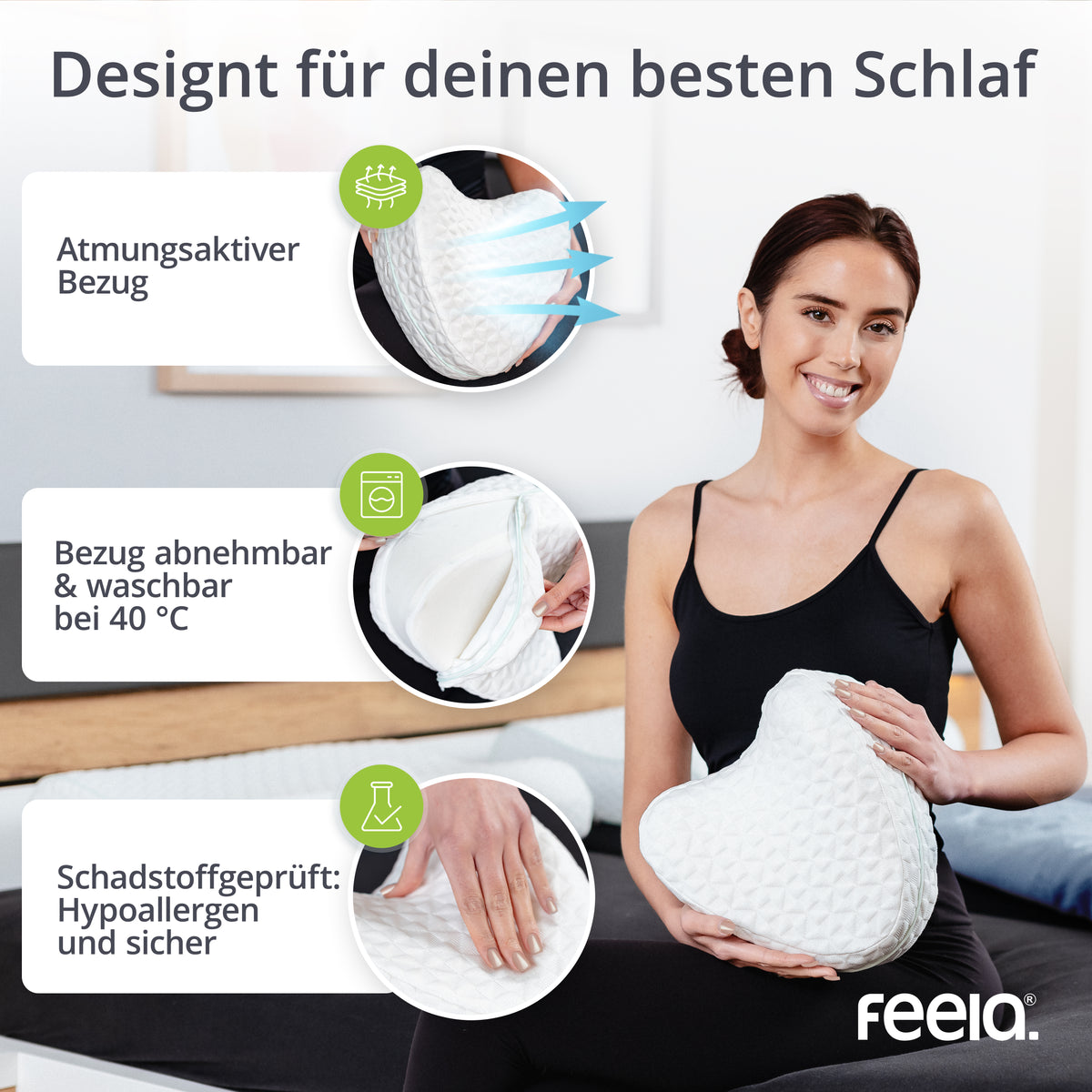 Ergonomisches Kniekissen feela.®