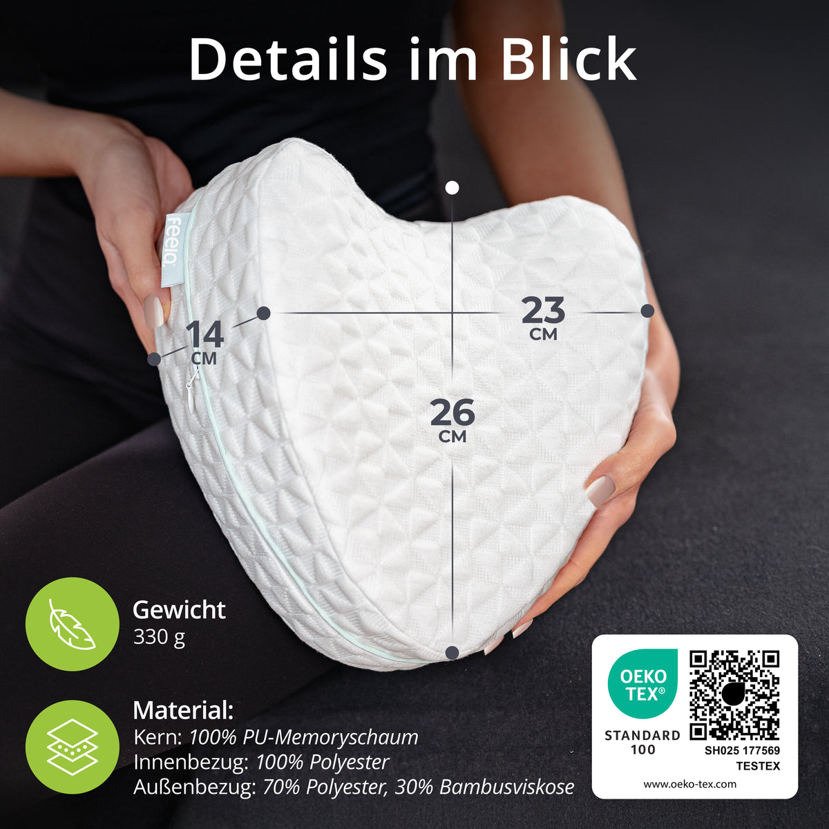 Ergonomisches Kniekissen feela.®