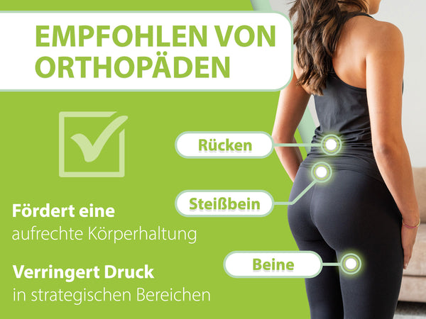 Orthopädisches Auto-Sitzkissen feela.® (Schwarz)