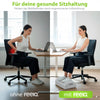 Ergonomische Fußstütze mit Wärmetasche feela.® (Silber)