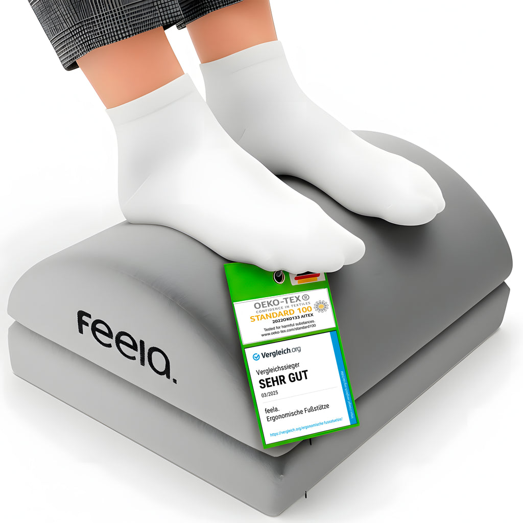 Fußstütze höhenverstellbar mit Neigungsfunktion – individuell anpassbar