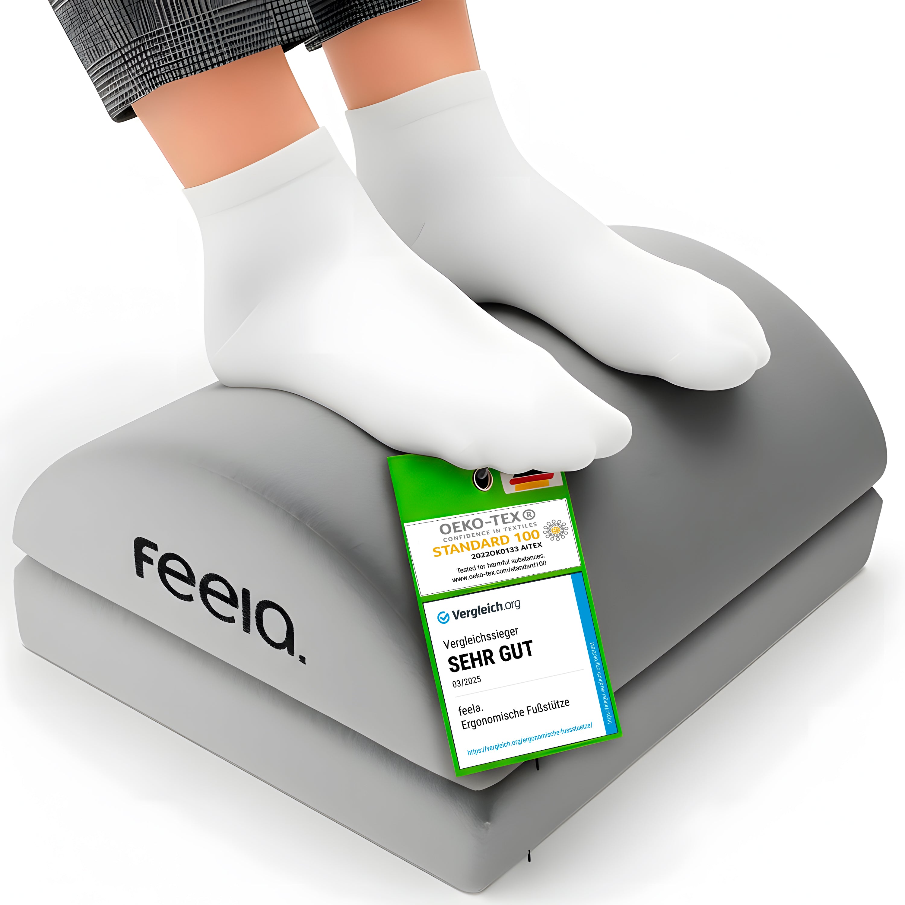 Fußstütze höhenverstellbar mit Neigungsfunktion – individuell anpassbar