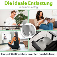 Komfortables Sitzkissen Stuhl – unterstützt Haltung und entlastet Rücken