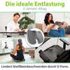 feela orthopädisches Sitzkissen - Die ideale Entlastung für Ihren Rücken (Dunkelgrau)