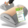 Ergonomische Fußstütze mit Wärmetasche feela.® (Silber)
