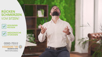 Video zum orthopädischen Sitzkissen von feela. gegen Rückenschmerzen